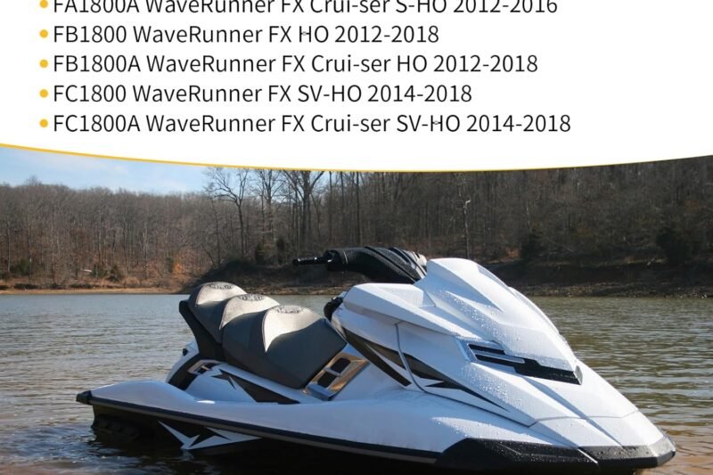 M MATI Glove Box Lid Hatch Lock Hatch with Hinge Pin for Yamaha FA1800 FB1800 FC1800 WaveRunner FX S-HO SV-HO 2012-2018 F2S-U517H-00-00 F1B-6517R-00-00